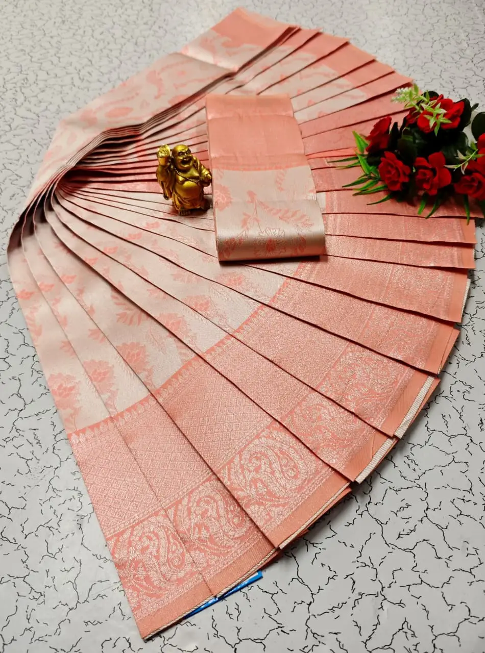 Steel Grey Designer Border Silk Saree